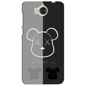 Чохли для Huawei Y5-2017, MYA - Bearbrick Louis Vuitton (PREMIUMPrint) (БеарБрік очі)