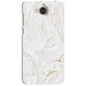 Мраморный чехол на Huawei Y5-2017, MYA (VPrint) (Белый мрамор)