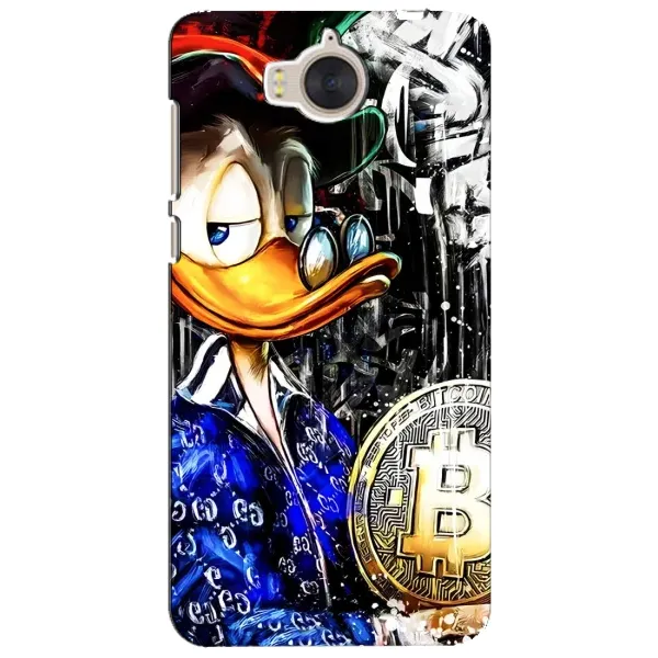 Чехол с принтом «Биткойн Скрудж» для Huawei Y5 2017 (MYA)