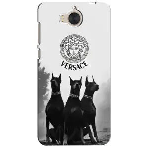 Чохли VERSACE для Хуавей У5 2017 (PREMIUMPrint) (Доберман Версаче)