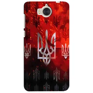 Украинские Чехлы для Huawei Y5-2017, MYA с картинкой УПА (AlphaPrint) (ГЕРБ УПА)