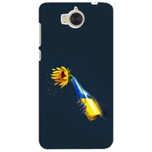 Чехол для Патриота Украины Huawei Y5-2017, MYA - (AlphaPrint) (Коктейль молотова)