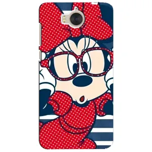 Эксклюзивный чехол для Huawei Y5-2017, MYA (AlphaPrint - Мультяшные) (Маус в очках)