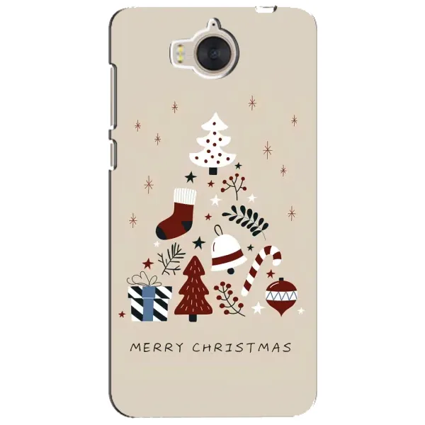 Чехол с принтом «Merry Christmas» для Huawei Y5 2017 (MYA)