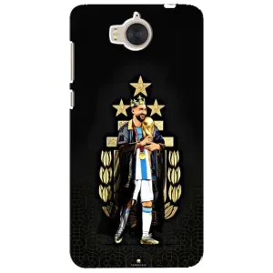 Чохли для Huawei Y5-2017, MYA (Leo чемпіон) (AlphaPrint) (Мессі Король)