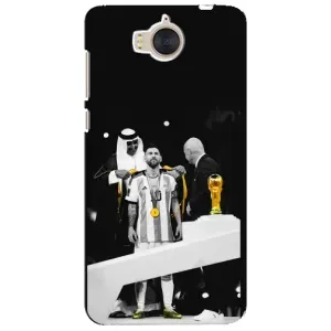 Чохли для Huawei Y5-2017, MYA (Leo чемпіон) (AlphaPrint) (Мессі коронований)
