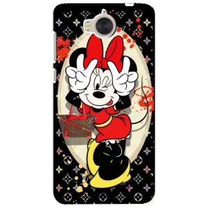 Чехол Disney Mouse Huawei Y5-2017, MYA (PREMIUMPrint) (Минни peace)