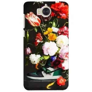 Бренднові Чохли для Huawei Y5-2017, MYA - (PREMIUMPrint) (Nike цветы)