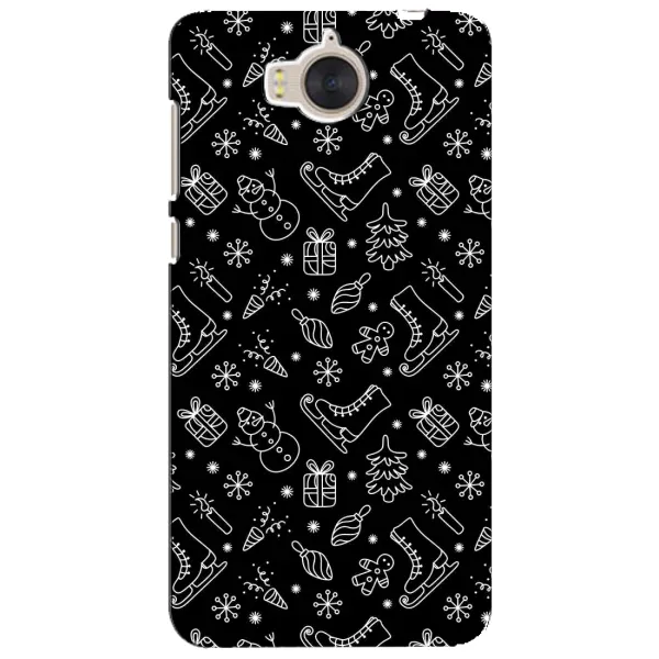 Чехол с принтом «Новогодний фон» для Huawei Y5 2017 (MYA) Чехол с принтом «Новогодний фон» для Huawei Y5 2017 (MYA)