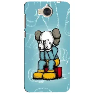 Чохли для Huawei Y5-2017, MYA - Bearbrick Louis Vuitton (PREMIUMPrint) (Плач Bearbrick)