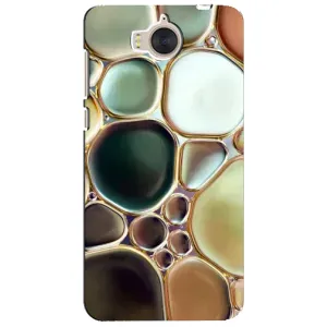 Мраморный чехол на Huawei Y5-2017, MYA (VPrint) (Радужный Мрамор)
