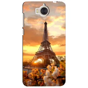 Чехол Эйфелева Башня для Huawei Y5-2017, MYA - (AlphaPrint) (Солнечная башня)