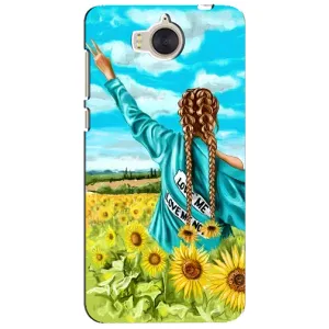 Чехол для Патриота Украины Huawei Y5-2017, MYA - (AlphaPrint) (Украиночка)