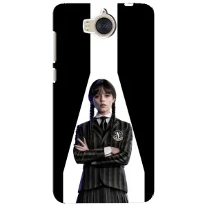 Чехлы Венсдей на Huawei Y5-2017, MYA Уэнсдей (AlphaPrint) (W-Wednesday)