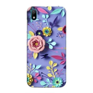 Чохли з квітами для Huawei Y5 2019 (VPrint) (Дизайн квітів)