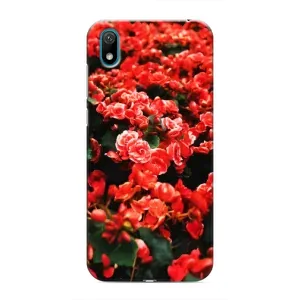 Чохли з квітами для Huawei Y5 2019 (VPrint) (Квіти червоні)
