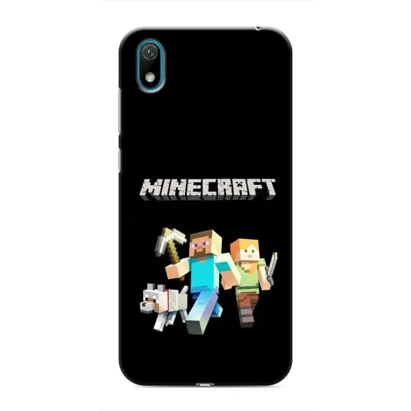 Чохол з принтом «герої Minecraft» для Huawei Y5 2019