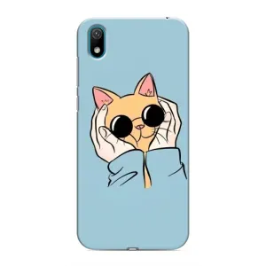 Чохол на Хуавей У5 2019 з Котиками (VPrint) (Котик в окулярах)