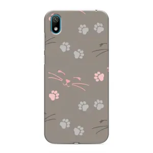 Чохол з малюнком кіт на Huawei Y5 2019 (Лапи і вуса)