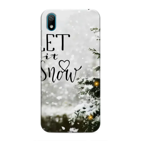 Чехол с принтом «Let it snow» для Huawei Y5 2019