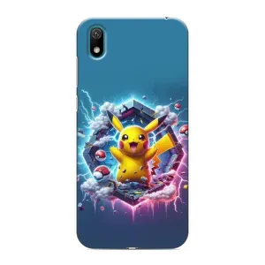 Чохол з Пікачу на Huawei Y5 2019 (Лого Пікачу)