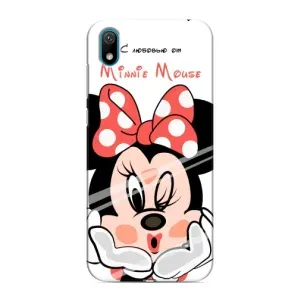 Эксклюзивный чехол для Huawei Y5 2019 (AlphaPrint - Мультяшные) (Маус Минни)