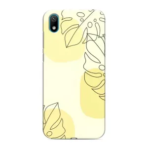 Силиконовый чехол с принтом в цветах на Huawei Y5 2019