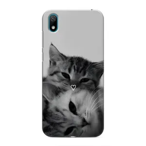 Чохол з малюнком кіт на Huawei Y5 2019 (Пара котів)