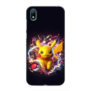 Чохол з Пікачу на Huawei Y5 2019 (Пікачу з м'ячем)