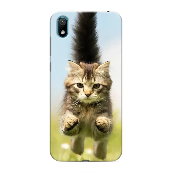 Чохол з принтом «Прижок кота» для Huawei Y5 2019