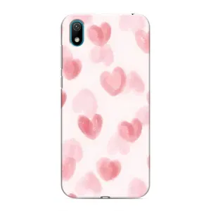 Чехол с розовым рисунком для Huawei Y5 2019