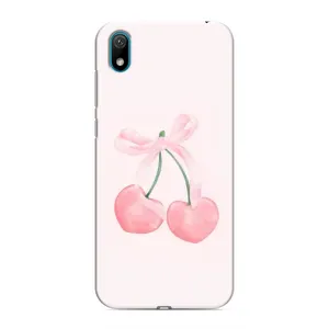Чохол з розовим принтом для Huawei Y5 2019 (Рожеві вишні)