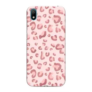 Чохол з розовим принтом для Huawei Y5 2019 (Рожевий леопард)