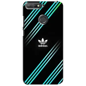Чехлы Адидас для Huawei Y6 Prime 2018 (AlphaPrint) (Адидас с полосами)