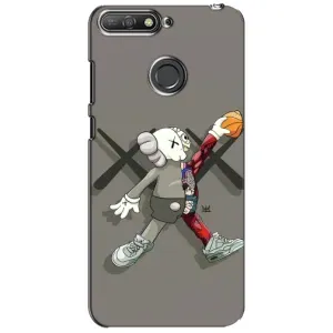 Чехлы для Huawei Y6 Prime 2018 - Bearbrick Louis Vuitton (PREMIUMPrint) (Беарбрик Джордан)