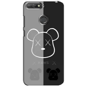 Чехлы для Huawei Y6 Prime 2018 - Bearbrick Louis Vuitton (PREMIUMPrint) (БеарБрик глаза)