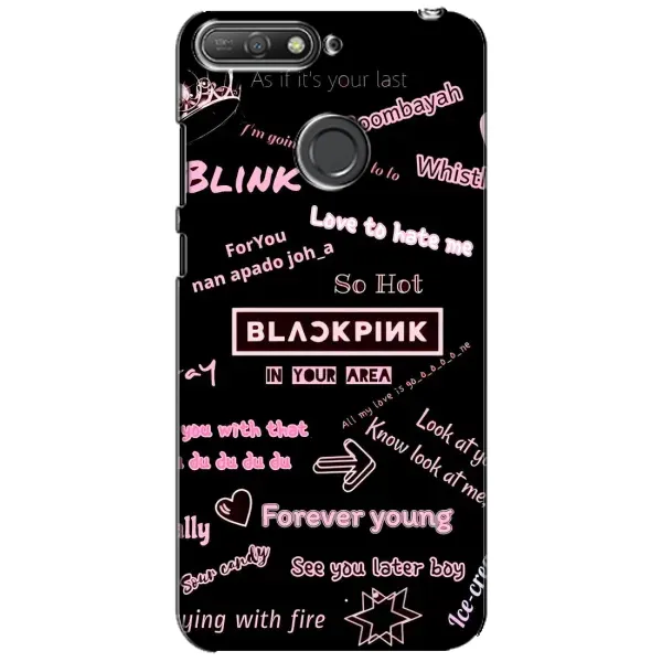 Чохол з принтом «BLACKPINK» для Huawei Y6 Prime 2018