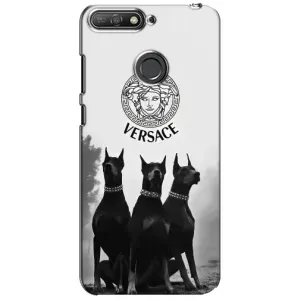 Чехлы VERSACE для Хувэй И6 Прайм 2018 (PREMIUMPrint) (Доберман Версаче)