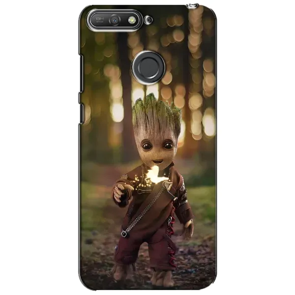 Чохол з принтом «I am Groot» для Huawei Y6 Prime 2018
