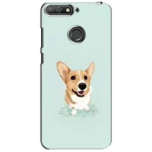 Чохли з собаками для Huawei Y6 Prime 2018 (VPrint) (Коргі)
