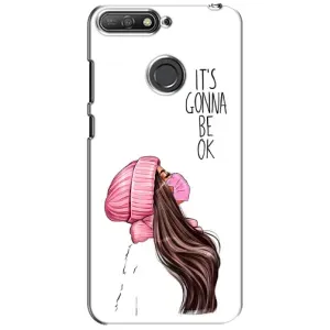 Чехол с печатью для Huawei Y6 Prime 2018 - (Мода) (AlphaPrint) (Коронавирус)