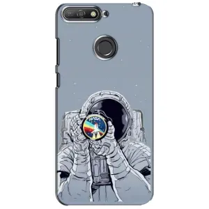 Чохол NASA для Huawei Y6 Prime 2018 (AlphaPrint) (Космонавт фото)