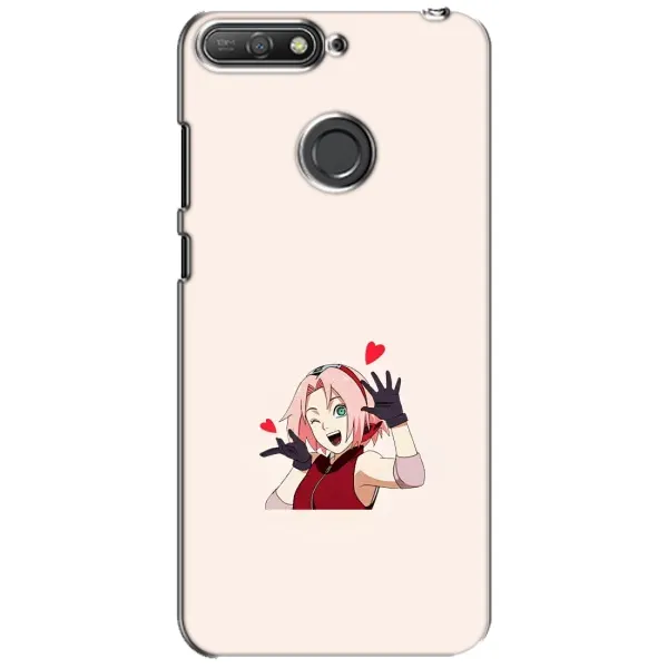 Чохол з принтом «Лайк Сакура» для Huawei Y6 Prime 2018