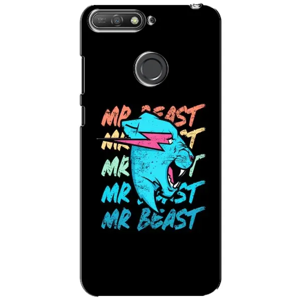 Чехол с принтом «logo Mr beast» для Huawei Y6 Prime 2018
