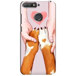 Чохли з собаками для Huawei Y6 Prime 2018 (VPrint) (Любовь до собак)