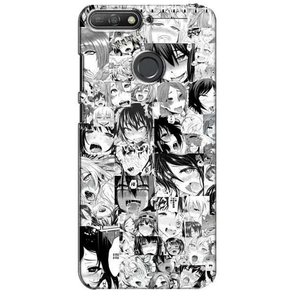 Чохол з принтом «Ahegao manga» для Huawei Y6 Prime 2018