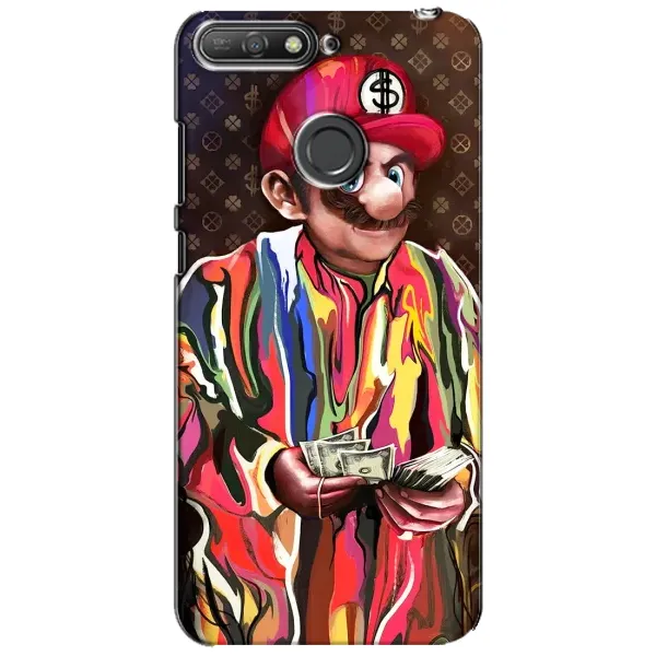 Чехол с принтом «Mario LV» для Huawei Y6 Prime 2018