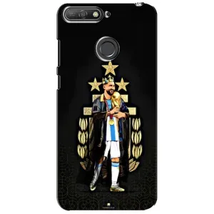 Чохли для Huawei Y6 Prime 2018 (Leo чемпіон) (AlphaPrint) (Мессі Король)