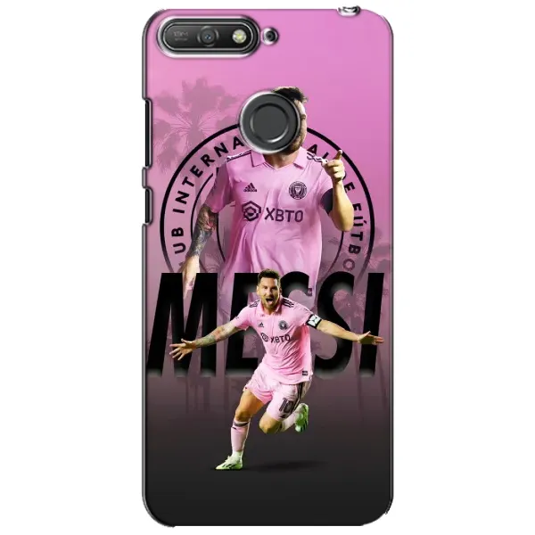 Чехол с принтом «Messi Miami» для Huawei Y6 Prime 2018 Чехол с принтом «Messi Miami» для Huawei Y6 Prime 2018