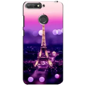 Чехол Эйфелева Башня для Huawei Y6 Prime 2018 - (AlphaPrint) (Париж Башня)